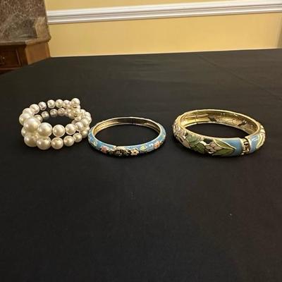 Collection of Beautiful Costume Jewelry Bracelets