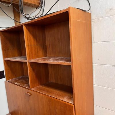 Mid Century Wooden Secretary (WS-DZ)