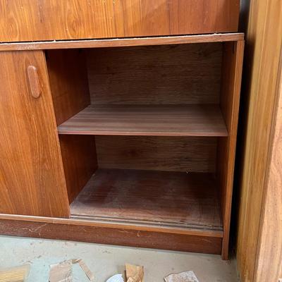 Mid Century Wooden Secretary (WS-DZ)