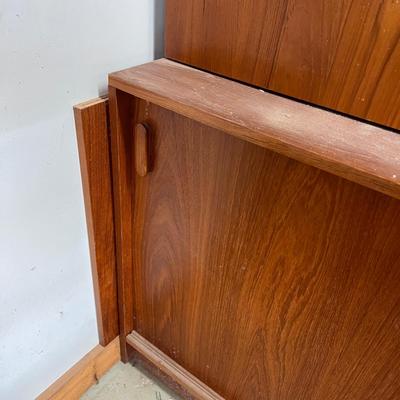 Mid Century Wooden Secretary (WS-DZ)