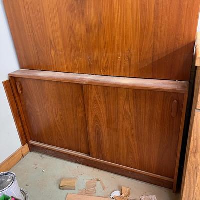 Mid Century Wooden Secretary (WS-DZ)