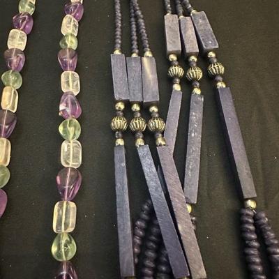 Collection of Predominantly Purple Costume Jewelry