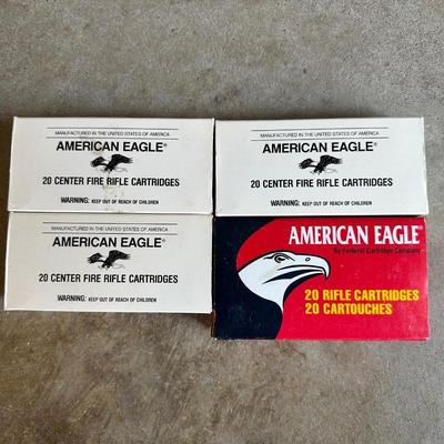 4 BOXES OF .308 WINCHESTER AMMUNITION