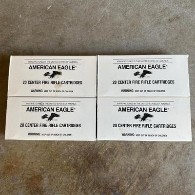 4 BOXES OF .308 WINCHESTER AMMUNITION