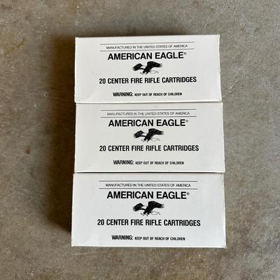 3 BOXES OF .308 WINCHESTER AMMUNITION