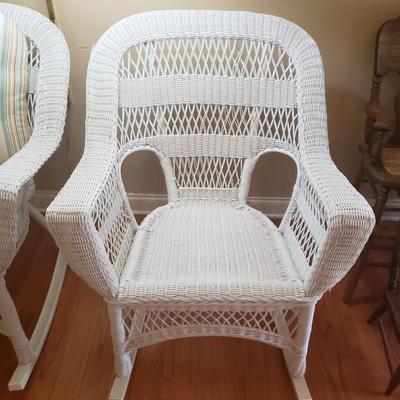 Wicker Rocking Chair (1 of 2)