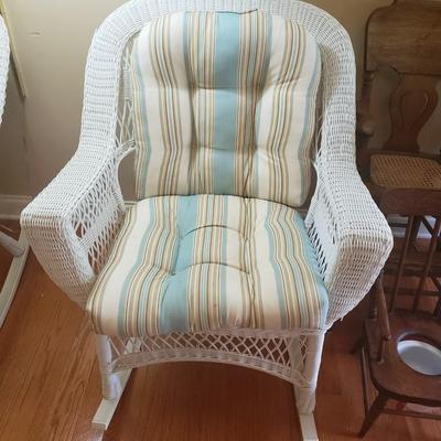 Wicker Rocking Chair (1 of 2)