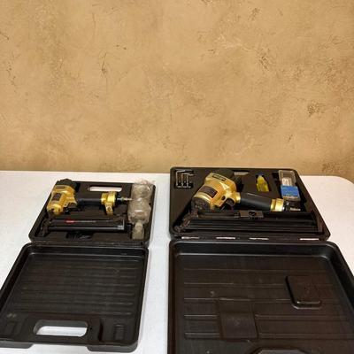 MASTER ~ Pair (2) Finish Nail Air Guns