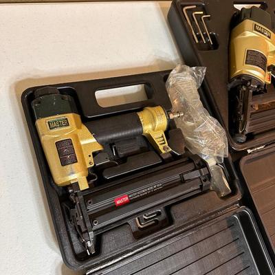 MASTER ~ Pair (2) Finish Nail Air Guns