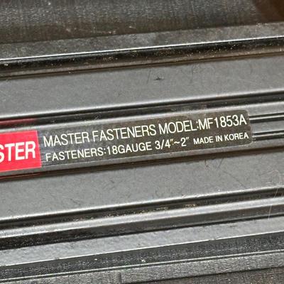 MASTER ~ Pair (2) Finish Nail Air Guns