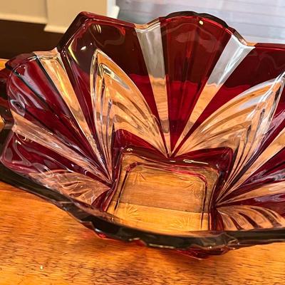 Assorted Ruby Red Glassware ~ 155 Pieces