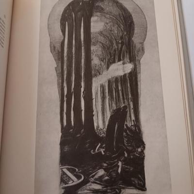 Hardback book Art Nouveau Drawings Per Wittich and the art Pack pop-up book