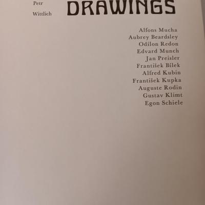 Hardback book Art Nouveau Drawings Per Wittich and the art Pack pop-up book