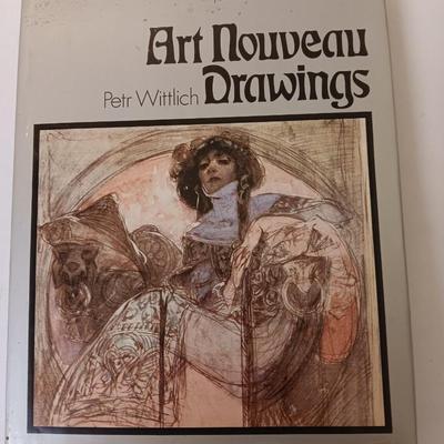Hardback book Art Nouveau Drawings Per Wittich and the art Pack pop-up book