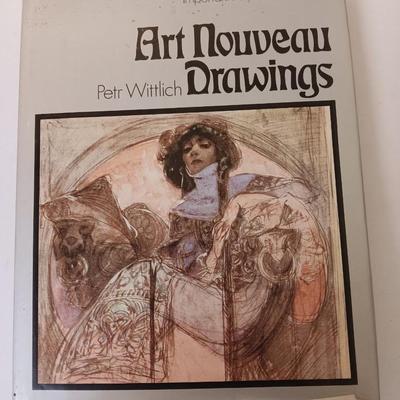 Hardback book Art Nouveau Drawings Per Wittich and the art Pack pop-up book