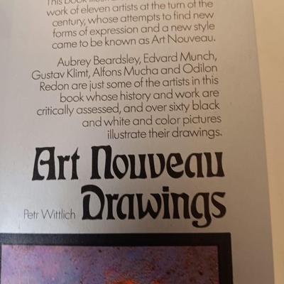 Hardback book Art Nouveau Drawings Per Wittich and the art Pack pop-up book