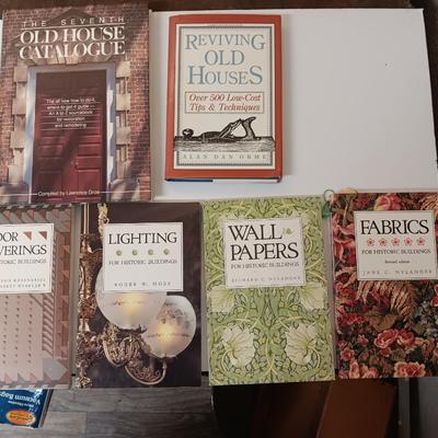 Collection of books for reviving old houses - old House catalogue and accessories like lighting, flooring etc.