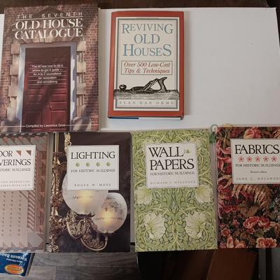 Collection of books for reviving old houses - old House catalogue and accessories like lighting, flooring etc.