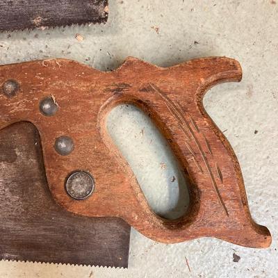Vintage Saws w/ Rack (WS-DZ)