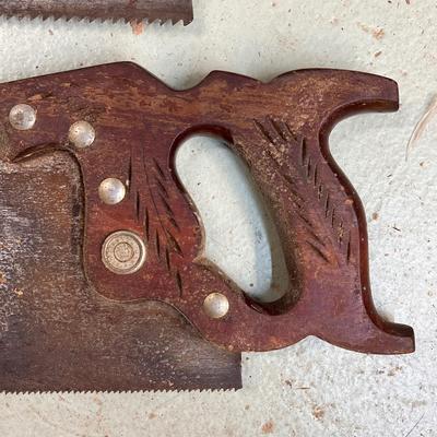 Vintage Saws w/ Rack (WS-DZ)