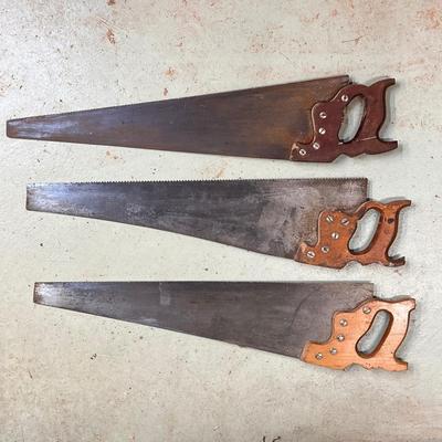 Vintage Saws w/ Rack (WS-DZ)
