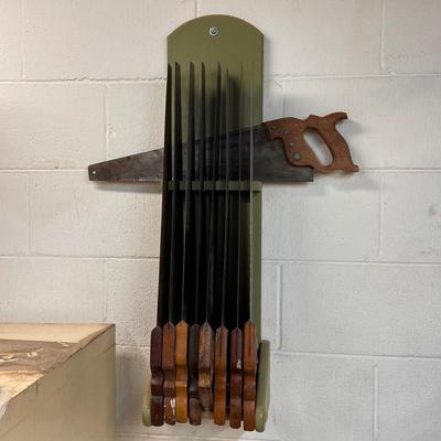 Vintage Saws w/ Rack (WS-DZ)