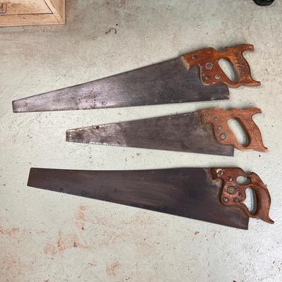 Vintage Saws w/ Rack (WS-DZ)