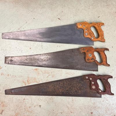 Vintage Saws w/ Rack (WS-DZ)