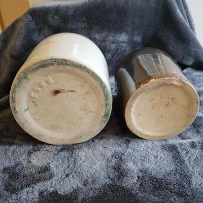 Two antique crocks