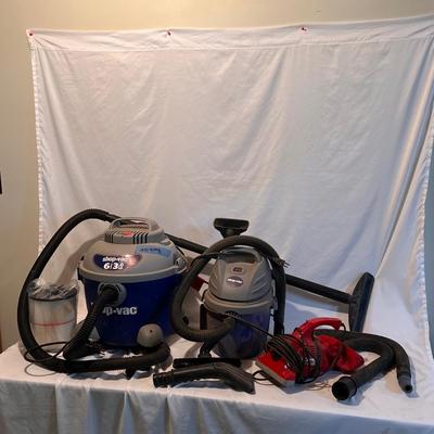 Two Shop Vacs (6 gallon + 2.5 gallon) and More (G-DZ)