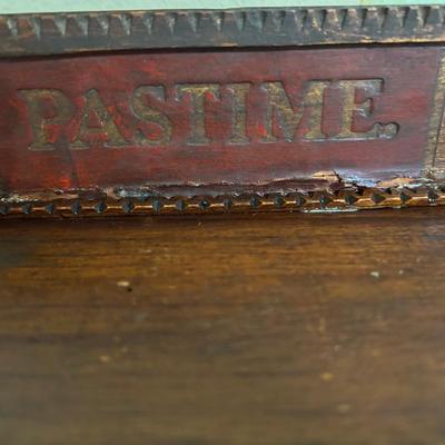 Antique “Tramp Art“ MINIATURE cabinet