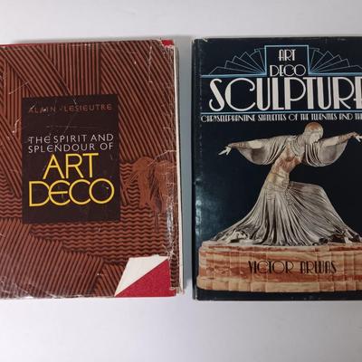 Hardback books - The Spirit and Splendour of Art Deco & Art Deco Sculpture