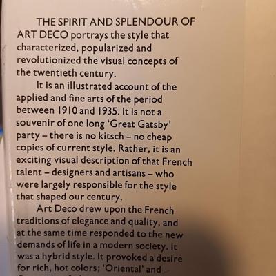Hardback books - The Spirit and Splendour of Art Deco & Art Deco Sculpture