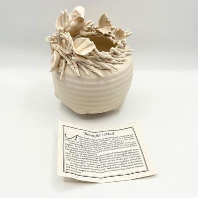 BEAUTIFUL MUD ~ Ceramic Bird Nest Decorative Vase