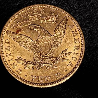 1906 10$ U S COIN GOLD PIECE