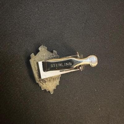 Collection of Cuff Links & Clips Including Vintage Jewelry Box