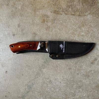 WINCHESTER FIXED BLADE KNIFE W/SHEATH