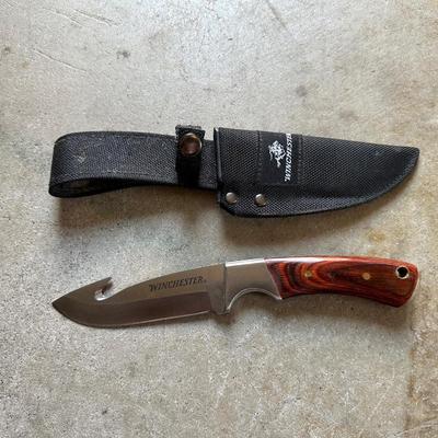 WINCHESTER FIXED BLADE KNIFE W/SHEATH