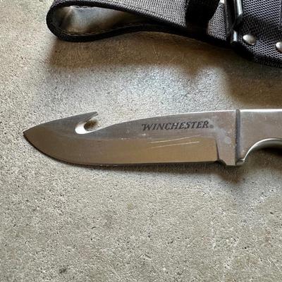 WINCHESTER FIXED BLADE KNIFE W/SHEATH