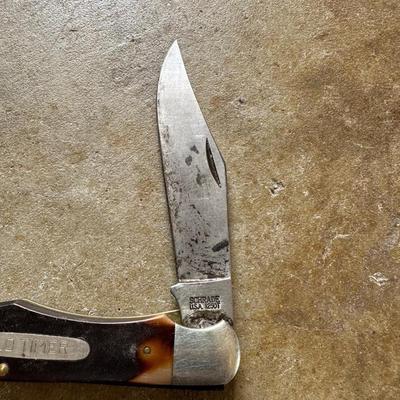 COMPASS SOLINGEN GERMANY FIXED BLADE KNIFE & SCHRADE FOLDING KNIFE