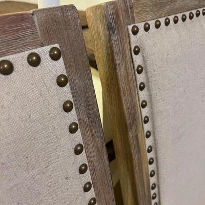 4 Upholstered Dining Chairs Farmhouse Style