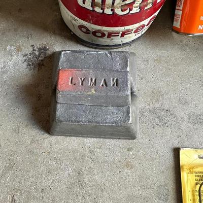 GUN LOCK, LEAD FOR MAKING BULLETS, GUN CLEANING MATERIAL AND RELOADING GUN POWDER
