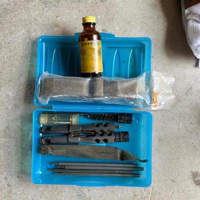 BUSHNELL COMPETITOR TELESCOPE, GUN CLEANING MATERIAL AND RELOADING GUN POWDER