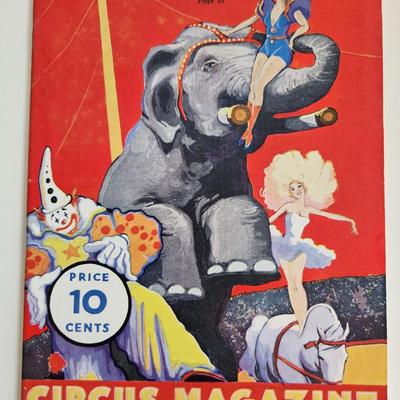 1936 Martin Bros. Circus Magazine