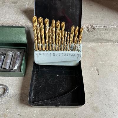 SOCKETS, FILES, MULTIMETER, DRIL BITS AND MORE