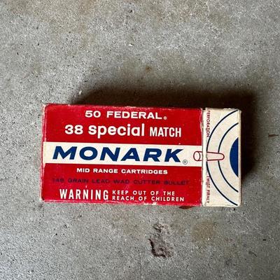 22 AND 38 SPECIAL AMMUNITION