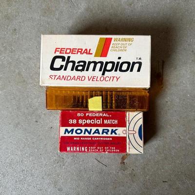 22 AND 38 SPECIAL AMMUNITION