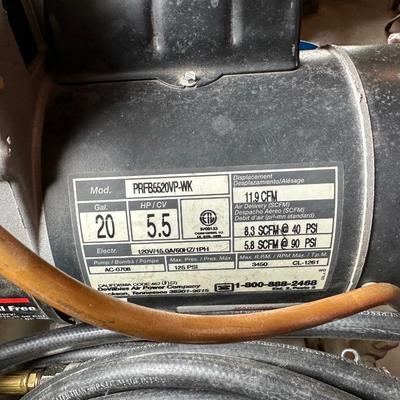 PORTABLE PRO AIR 20 GALLON AIR COMPRESSOR