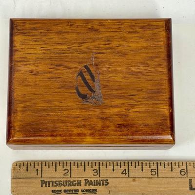 Nautica Wooden Watch Box, Storage Case
