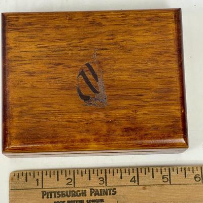 Nautica Wooden Watch Box, Storage Case